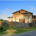 1.	Западный фасад. Фото до производства работ, 2013г.