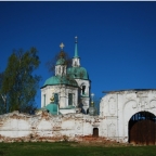 Восточный фасад. Фото до производства работ, 2009г.